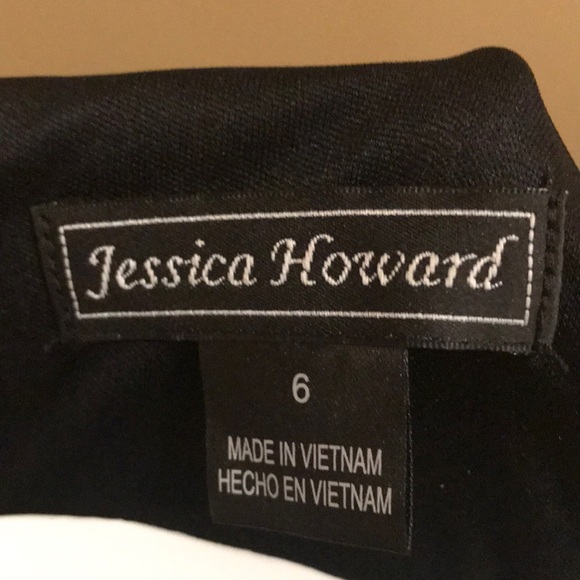 Jessica Howard Black/Pink Wear to Work Shift Dress - Picture 4 of 4